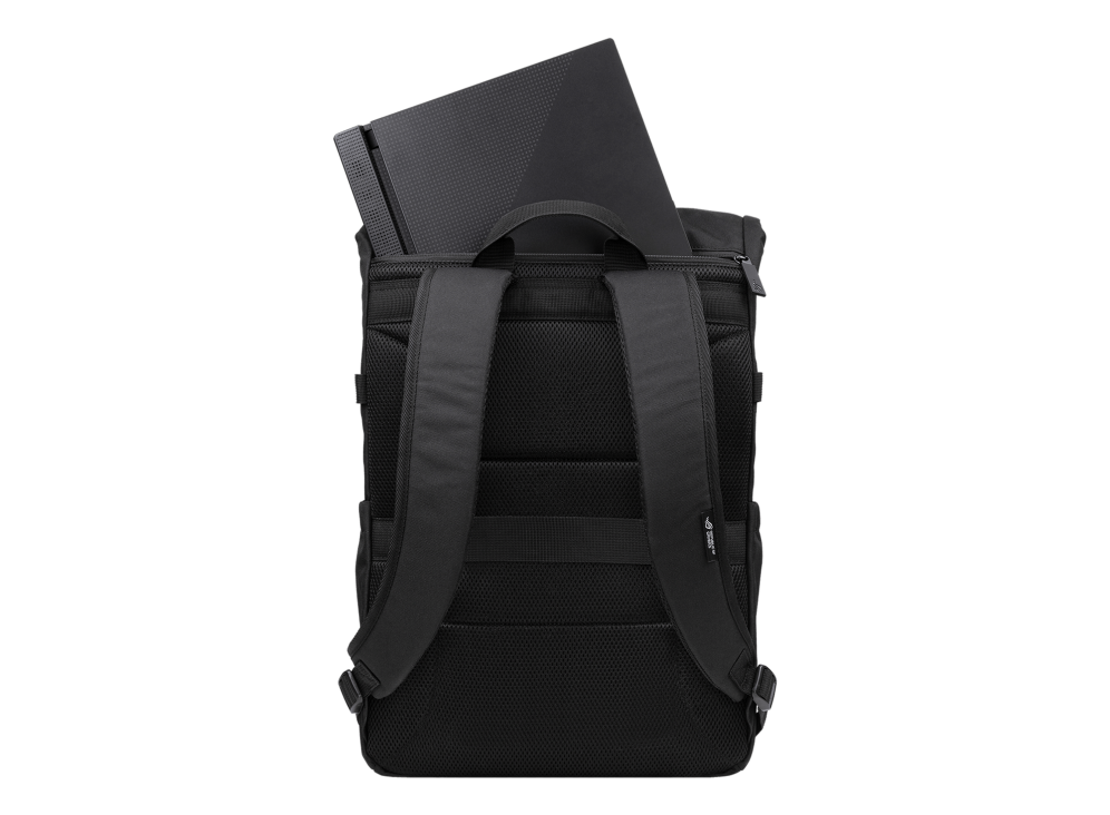 ASUS BP4701 ROG Backpack|Fits up to 17 inch laptops|Water-repellent polyester material|Bold holographic cyber-text with reflecti