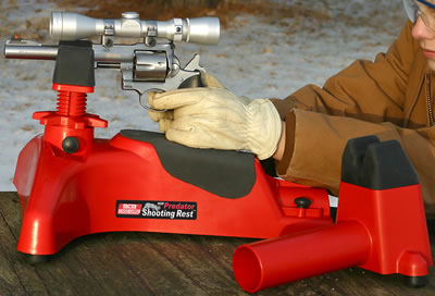MTM PREDATOR SHOOTING REST RED — MTM-PSR-30
