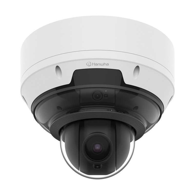 Hanwha P-Series PTZ Multi-Sensor 4MP 18x + 5MP 3CH 15m IR