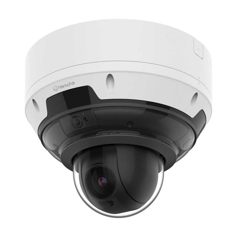 Hanwha P-Series PTZ Multi-Sensor 4MP 18x + 5MP 3CH 15m IR