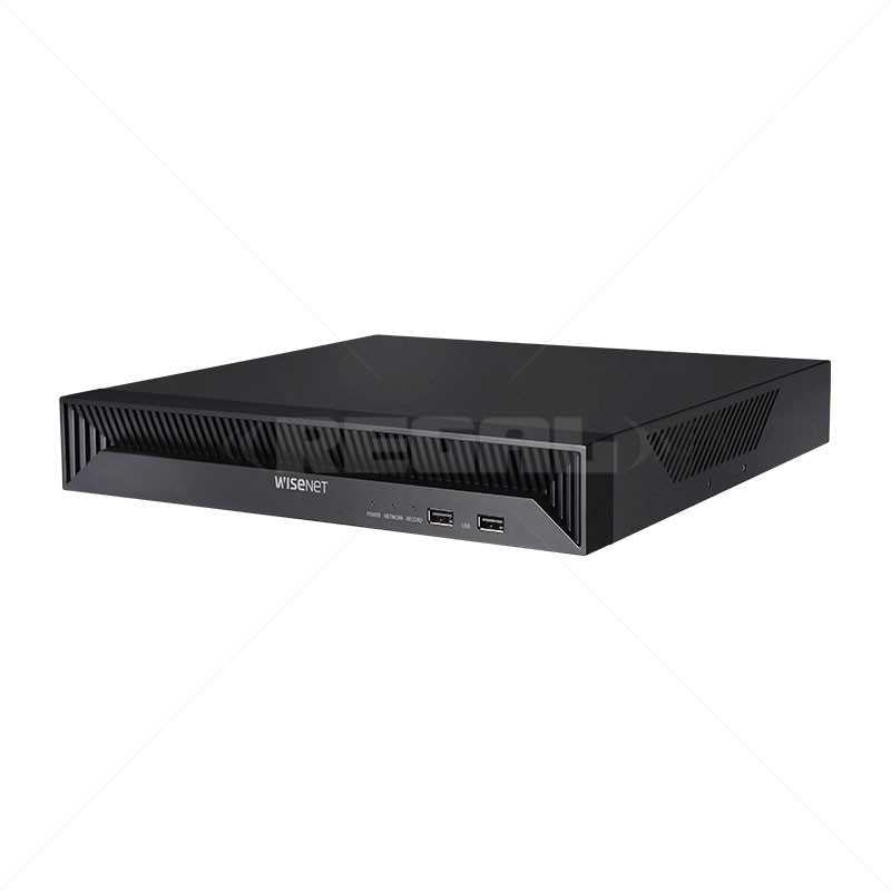 Hanwha Q-Series 8CH NVR 80Mbps PoE 1 SATA Bay