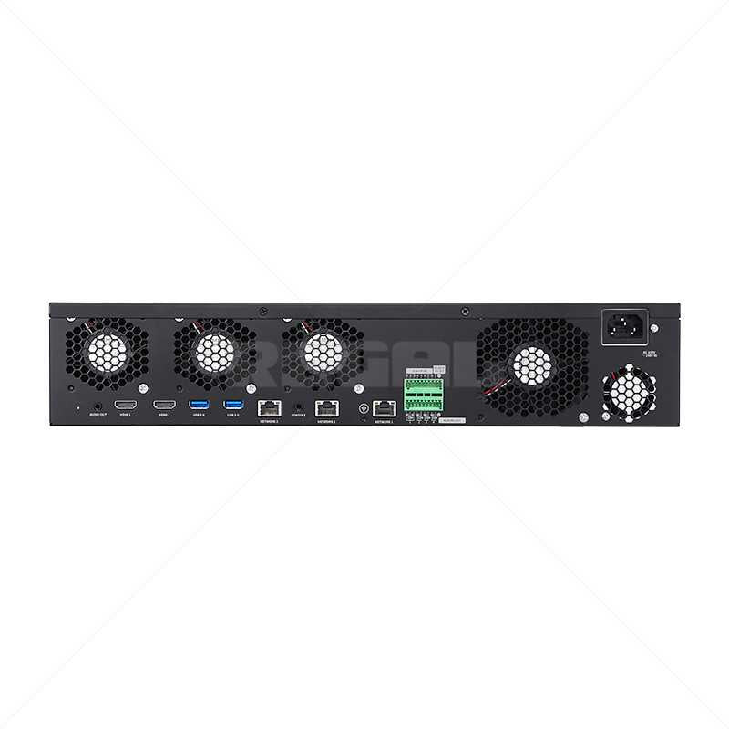 Hanwha X-Series 32CH NVR 400Mbps No PoE 8 SATA Bays
