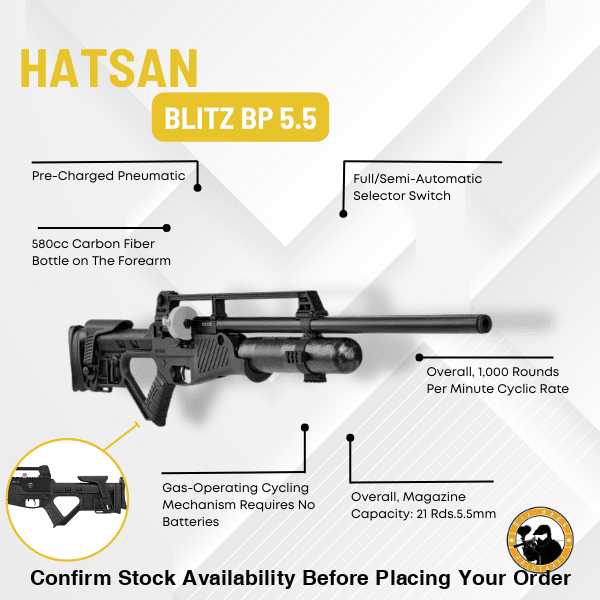 HATSAN PCP RIFLE blitz 5.5 HATSAN PCP RIFLE blitz 5.5