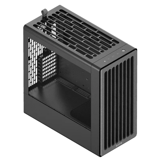 Aerocool HAVN BF 360 Flow Black EATX case - Adjustable GPU Bracket - Supports up to 7 fans (2x180; 1x140mm incl) - 2x 3.5'' or 4