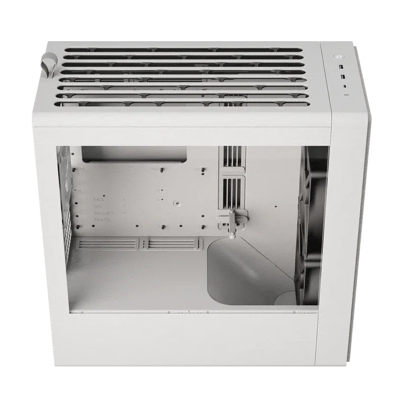 Aerocool HAVN BF 360 Flow White EATX case - Adjustable GPU Bracket - Supports up to 7 fans (2x180; 1x140mm incl) - 2x 3.5'' or 4