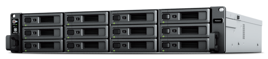 RackStation 12-bay (up to 24-bay); AMD Ryzen V1780B 2.4Ghz; 8GBDDR4 ECC (Up to 32GB); 2 x 1GbE PORT; Support RX1223RP expansion