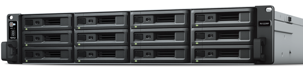 Synology RackStation 12 Bay Expansion Unit for: SA series:SA6400; 23 series:RS2423RP+; RS2423+ .