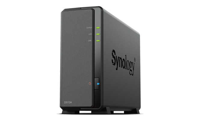DiskStation 1 Bay NAS; Realtek RTD1619B; 4-core 1.7 GHz; 1 GB DDR4 non-ECC; RAM not upgradeable