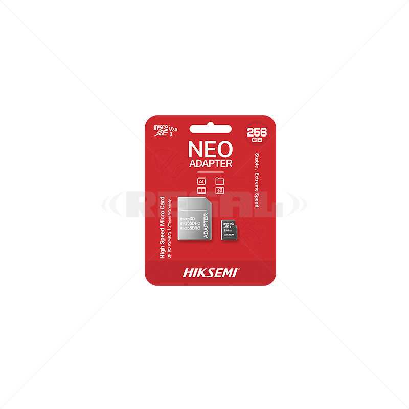 HikSemi 256GB Micro SD Card + Adaptor