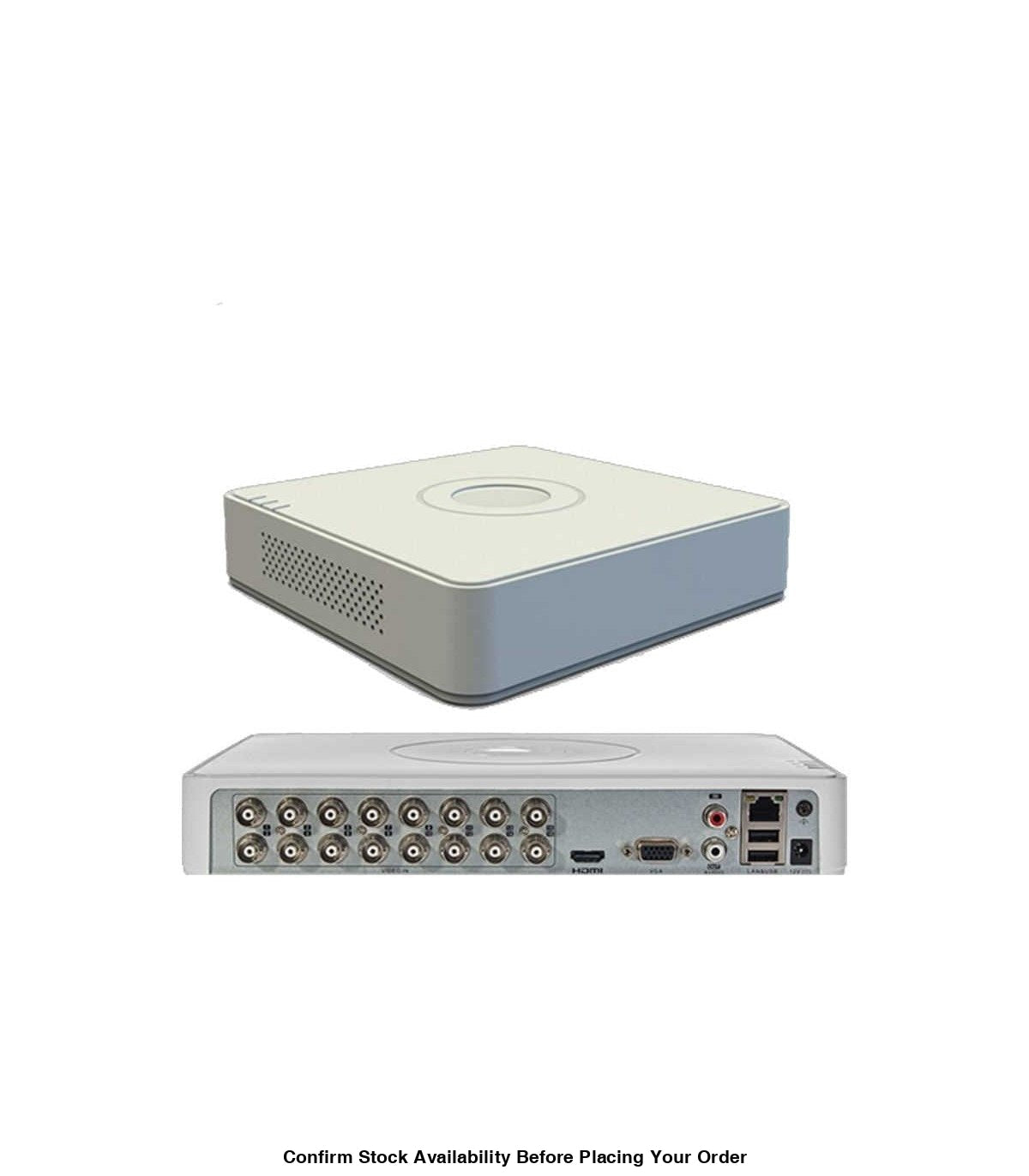 Hikvision 16-Channel 720p Mini 1U H.265 DVR - Hikvision 16-ch 720p Mini 1U H.265 DVR