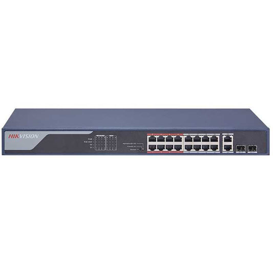 Switch DS-3E1318P-EI 16P PoE Smart (DS-3E1318P-EI(O-STD)(B))