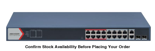 Hikvision 16 Port Fast Ethernet Smart POE Switch