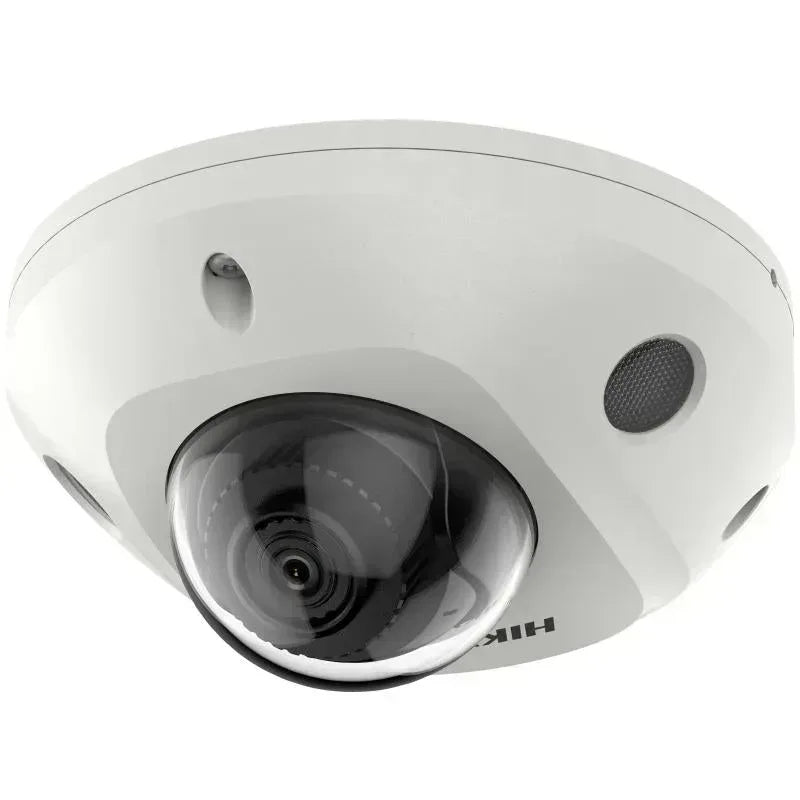 Hikvision 2 MP Acusense Built-in Mic Fixed Mini Dome Network Camera Guards On Duty Security