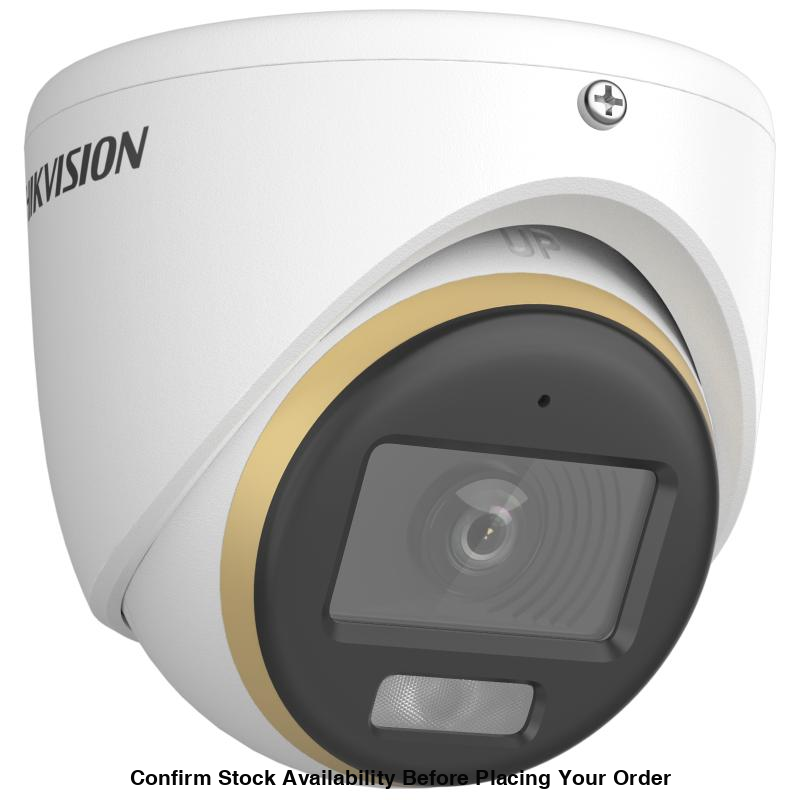 Hikvision 2 MP ColorVu Dual-light Fixed Turret Camera - Hikvision 2 MP ColorVu Dual-light Fixed Turret Camera