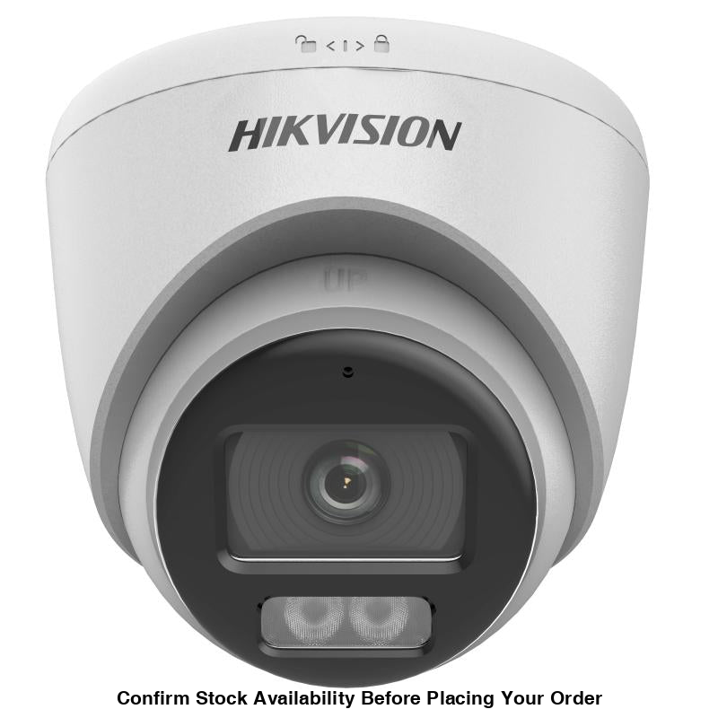 Hikvision 2 MP Smart Hybrid Light with ColorVu Fixed Turret Camera - Hikvision 2 MP Smart Hybrid Light with ColorVu