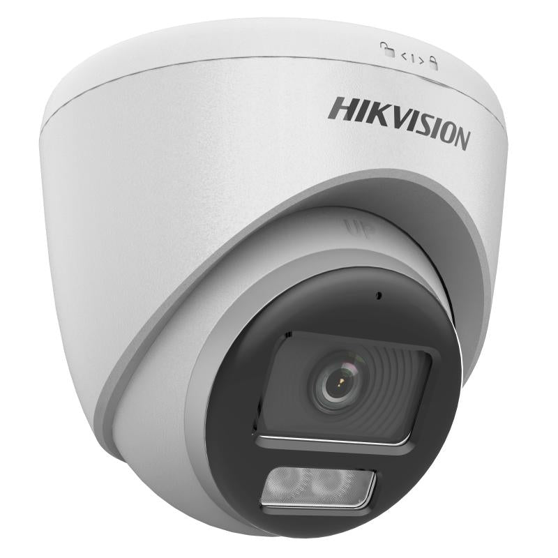 Hikvision 2 MP Smart Hybrid Light with ColorVu Fixed Turret Camera - Hikvision 2 MP Smart Hybrid Light with ColorVu
