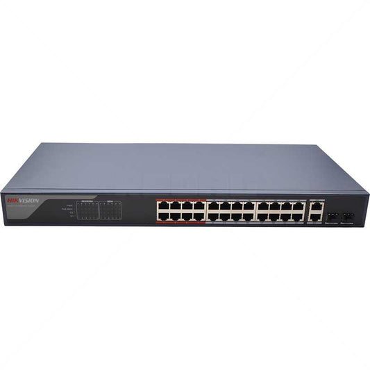 Switch DS-3E1326P-EI 24P PoE Smart (DS-3E1326P-EI(O-STD)(B))