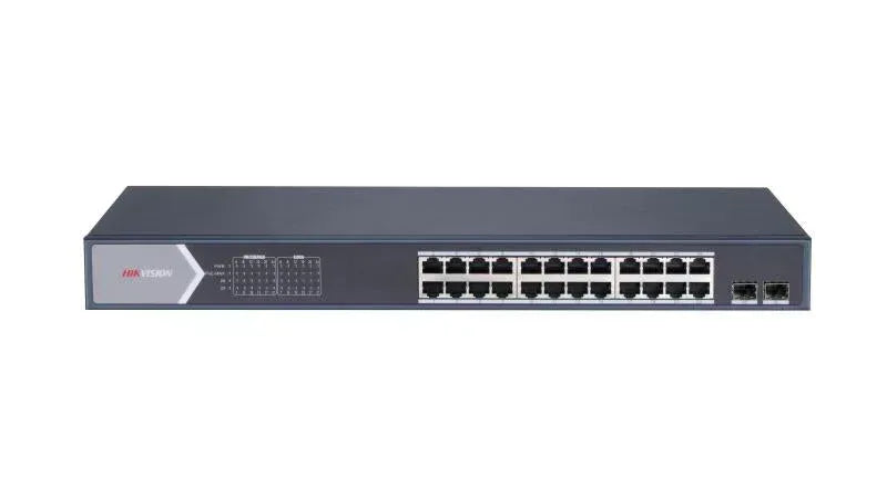 Hikvision 24 Port Gigabit Smart POE Switch Guards On Duty Security