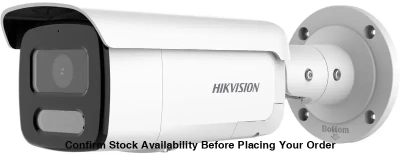 Hikvision 2MP AcuSense Strobe Light and Audible Warning 6mm Fixed Bullet Network Camera - Hikvision 2MP AcuSense Strobe