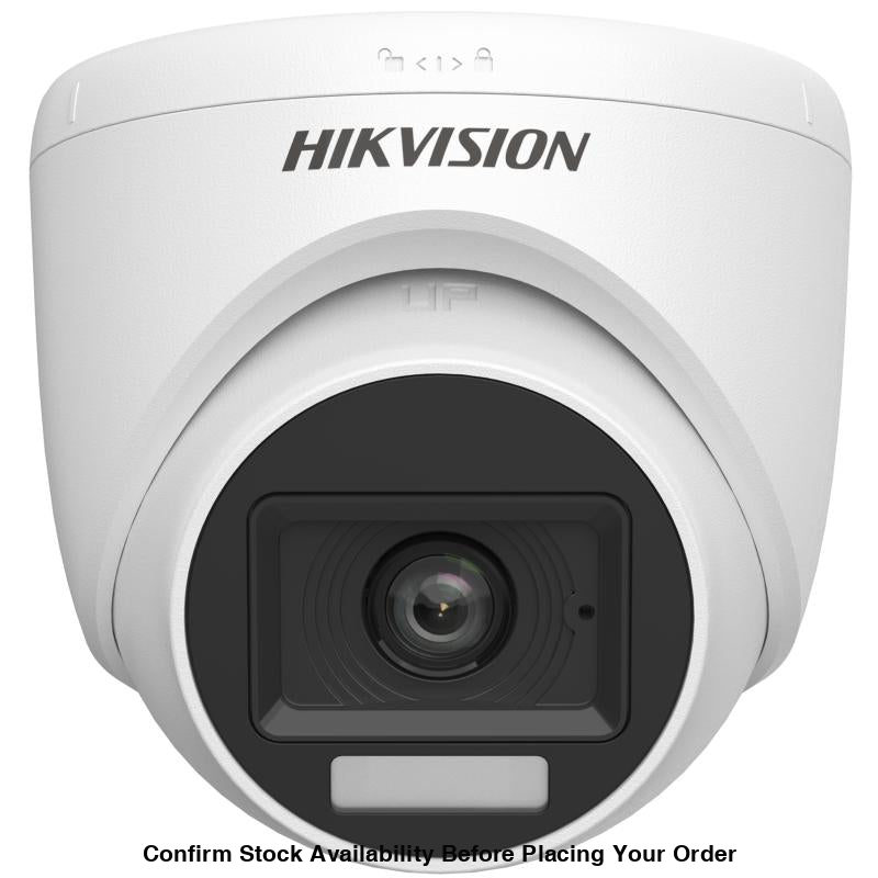 Hikvision 2MP Smart Hybrid Light Audio Fixed Turret Camera - Guards On Duty Shop