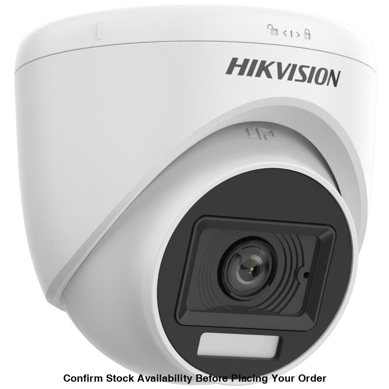 Hikvision 2MP Smart Hybrid Light Audio Fixed Turret Camera