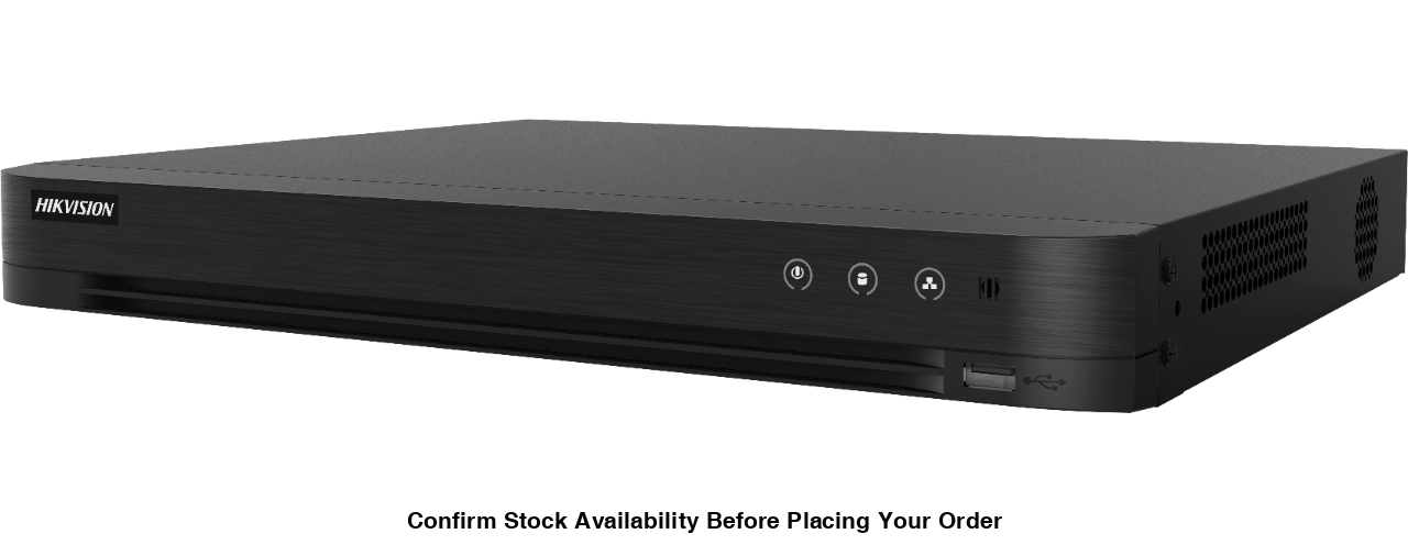 Hikvision 32-ch 1080p 1U H.265 AcuSense DVR