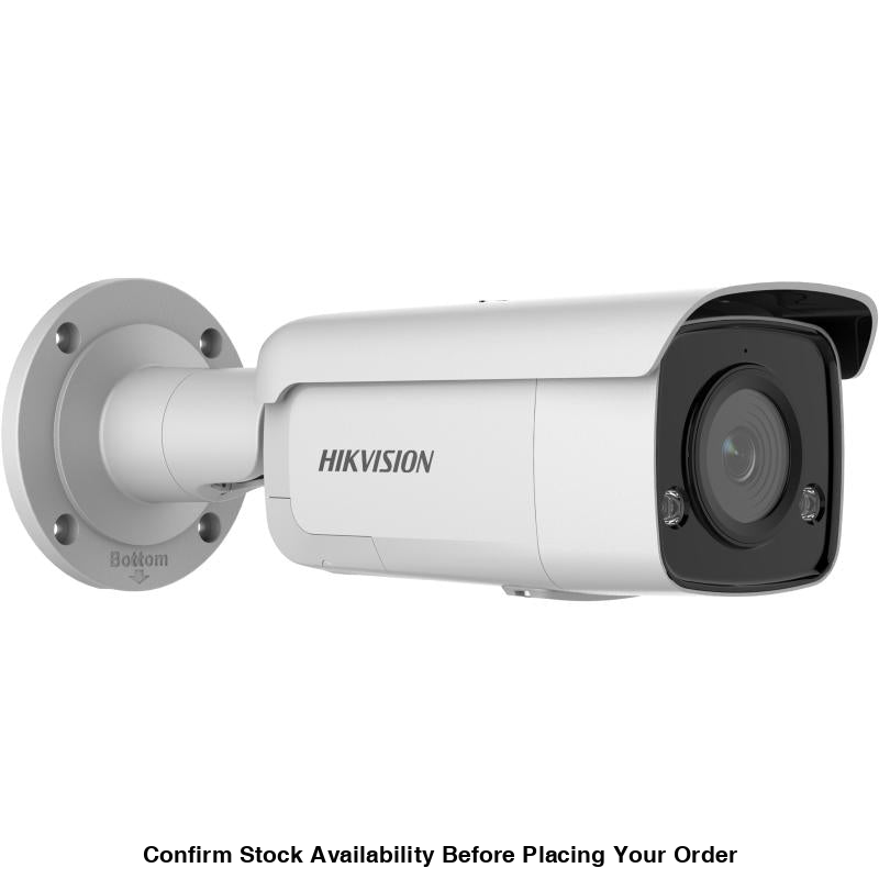 Hikvision 4 MP AcuSense Strobe Light and Audible Warning Fixed Bullet Network Camera - Hikvision 4 MP AcuSense Strobe
