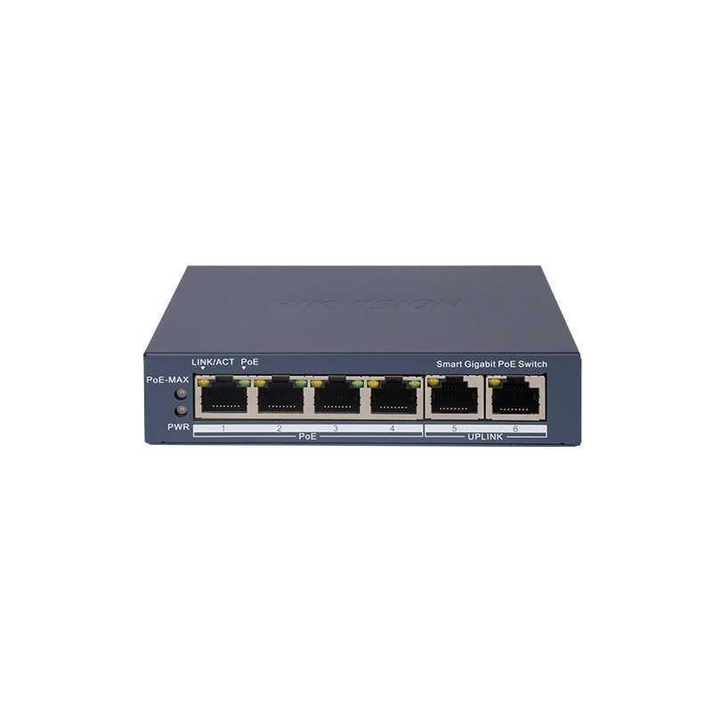 Switch DS-3E1506P-EI 4P PoE Smart (DS-3E1506P-EI(O-STD))