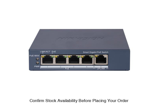Hikvision 4 Port Gigabit Smart POE Switch
