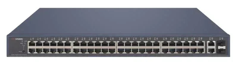 Hikvision 48 Port Gigabit Smart POE Switch Guards On Duty Security
