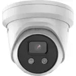 Hikvision 4K AcuSense Strobe Light and Audible Warning Fixed Turret Network Camera Guards On Duty Security