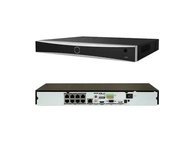 Hikvision 8-Channel PoE 1U K Series AcuSense 4K NVR Guards On Duty Security