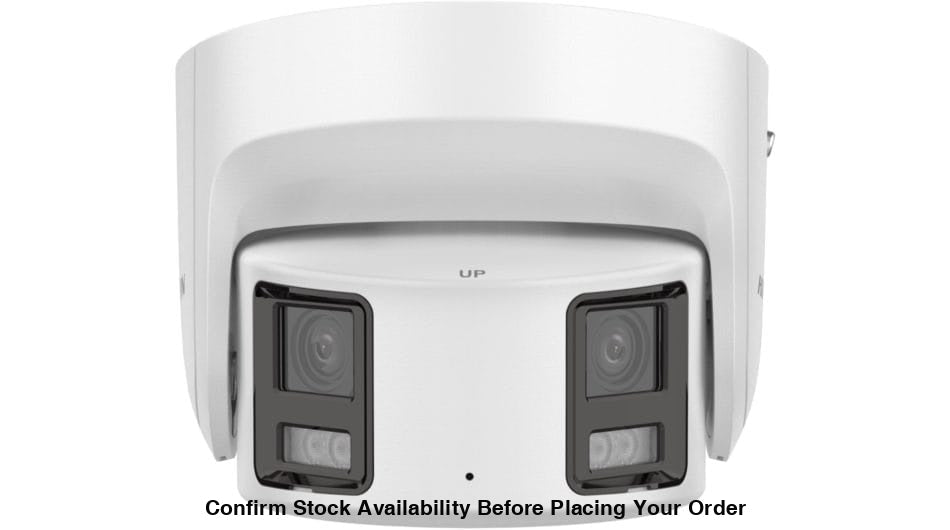 Hikvision 8 MP Panoramic ColorVu Fixed Turret Network Camera - Hikvision 8 MP Panoramic ColorVu Fixed Turret Network