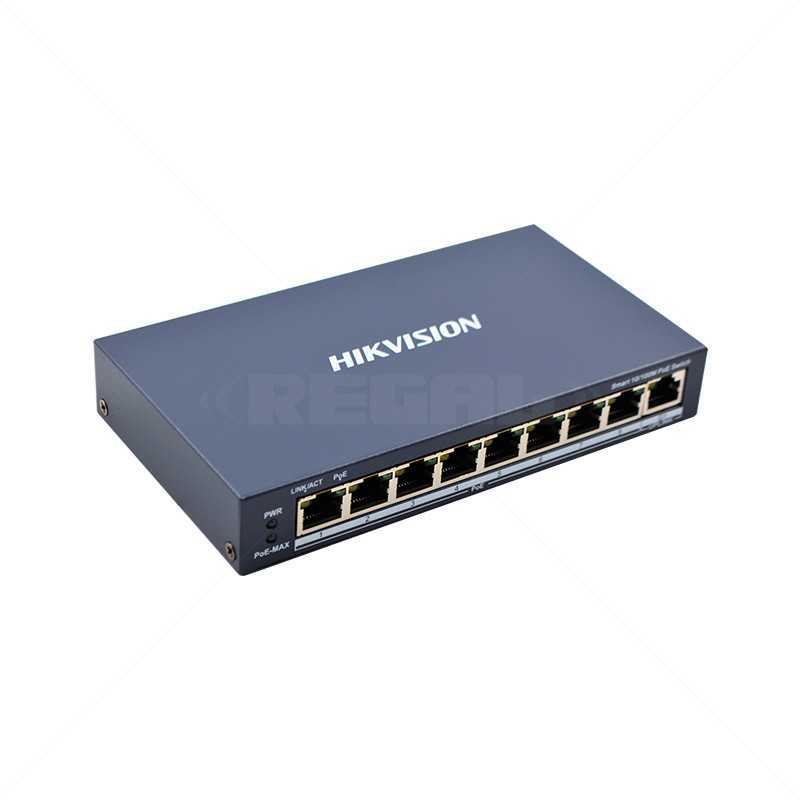 Switch DS-3E1309P-EI 8P PoE Smart (DS-3E1309P-EI(O-STD)(B))