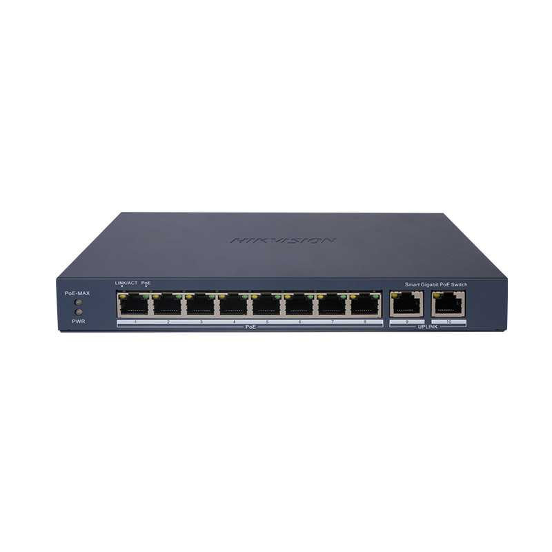 Switch DS-3E1510P-EI 8P PoE Smart (DS-3E1510P-EI(O-STD)V2)