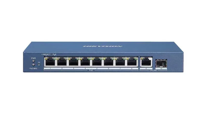 Hikvision 8 Port Gigabit Unmanaged POE Switch Guards On Duty Security