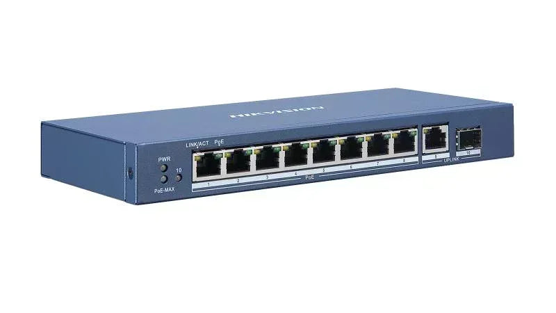 Hikvision 8 Port Gigabit Unmanaged POE Switch Guards On Duty Security