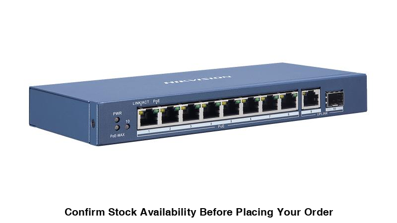 Hikvision 8 Port Gigabit Unmanaged POE Switch