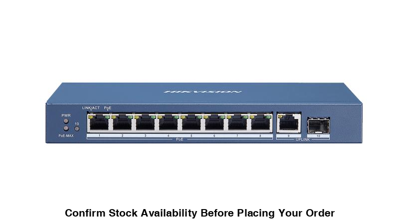 Hikvision 8 Port Gigabit Unmanaged POE Switch