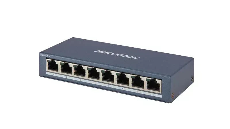 Hikvision 8 Port Gigabit Unmanaged Switch Guards On Duty Security