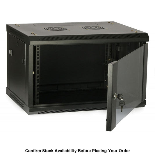 Hikvision 9U Wall Box Swingframe (600mm) incl Fan and Power