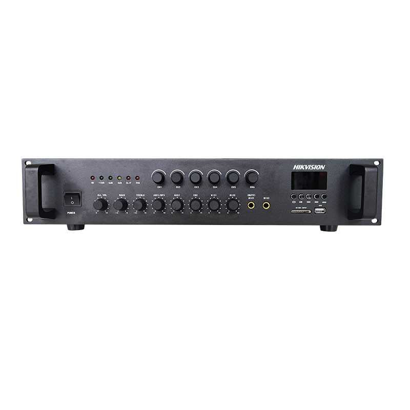 Hikvision Analog Amplifier Black 120W 6-Zone