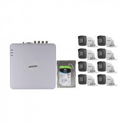 Hikvision HD-TVI 8 Channel High Resolution DVR 8 Camera Base Kit - Guards On Duty Shop & Security Guards