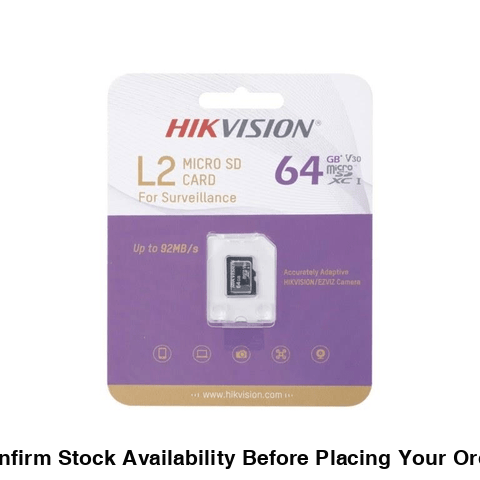 Hikvision L2 V30 64GB Surveillance MicroSD (TF) Card HS-TF-L2-64G