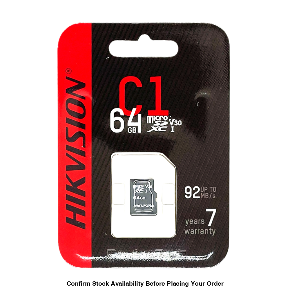 HikVision Surveillance Class Micro SD Card 64GB