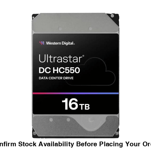 Hikvision WD Ultrastar DC HC550 3.5-inch 16TB SATA SE Internal Data Centre Hard Drive 0F38462