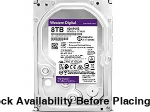 Hikvision Western digital 8TB hard drive