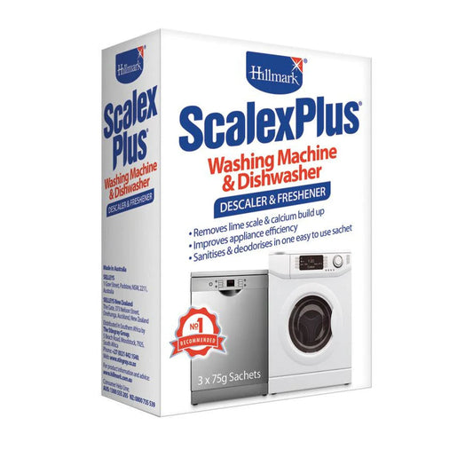 Hillmark ScalexPlus Appliance Cleaner 3x75g Sachets - Guards On Duty Shop & Security Guards