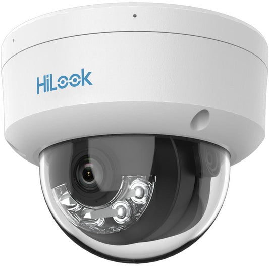 HiLook 2 MP ColorVu with Smart Hybrid Light Fixed Dome Network Camera