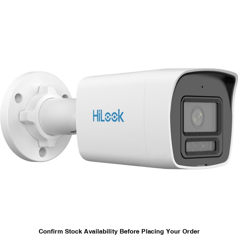 HiLook 4 MP ColorVu with Smart Hybrid Light Fixed Bullet Network Camera